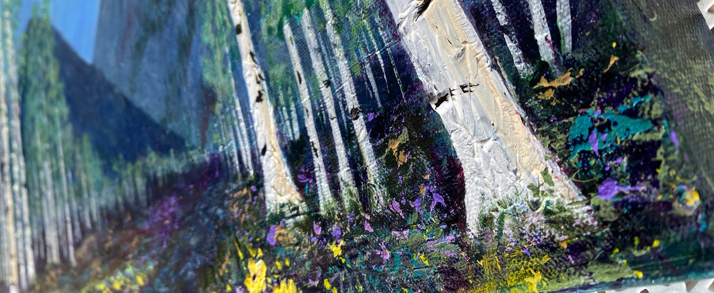 Aspens in Springtime 15 x 30