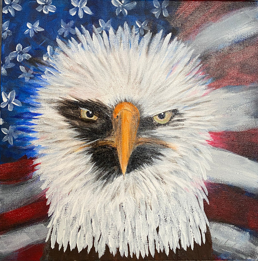 Eagle #1 - 12 x 12 x 1 1/2"