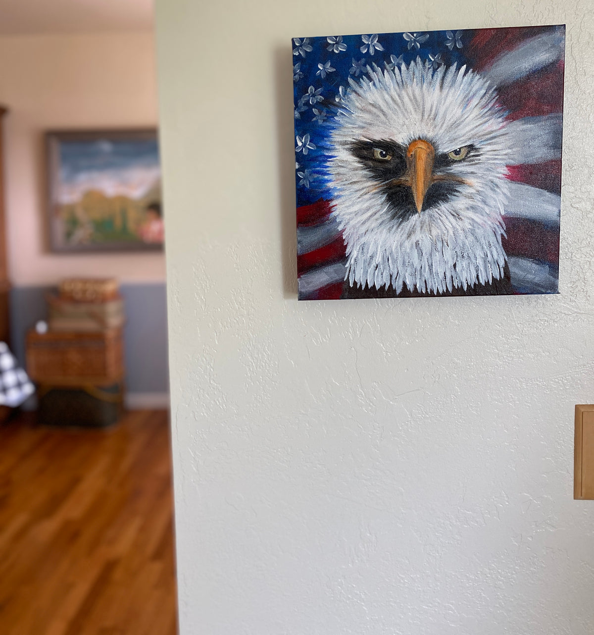 Eagle #1 - 12 x 12 x 1 1/2"