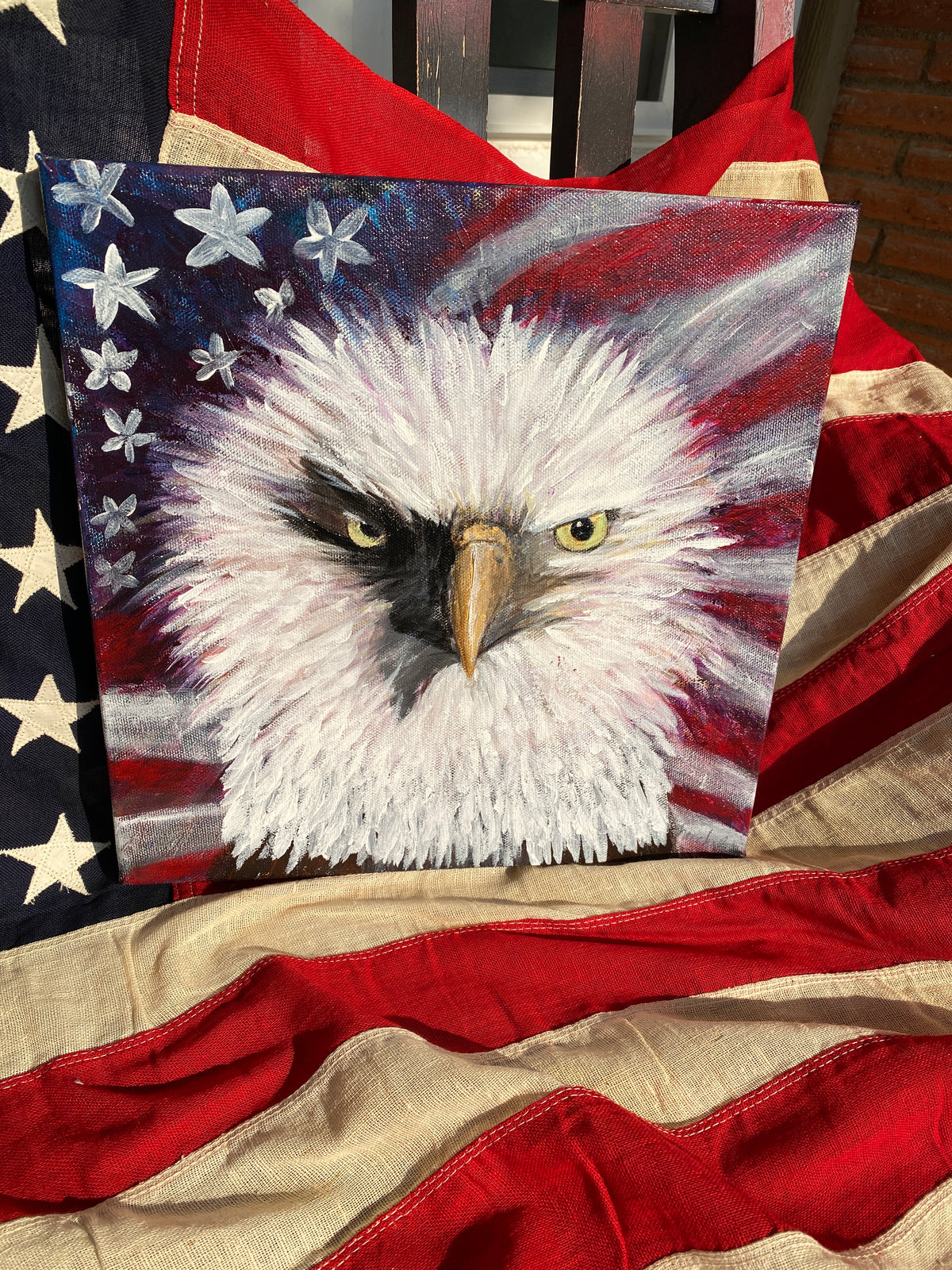 Eagle #3 - 12 x 12 x 1 1/2"