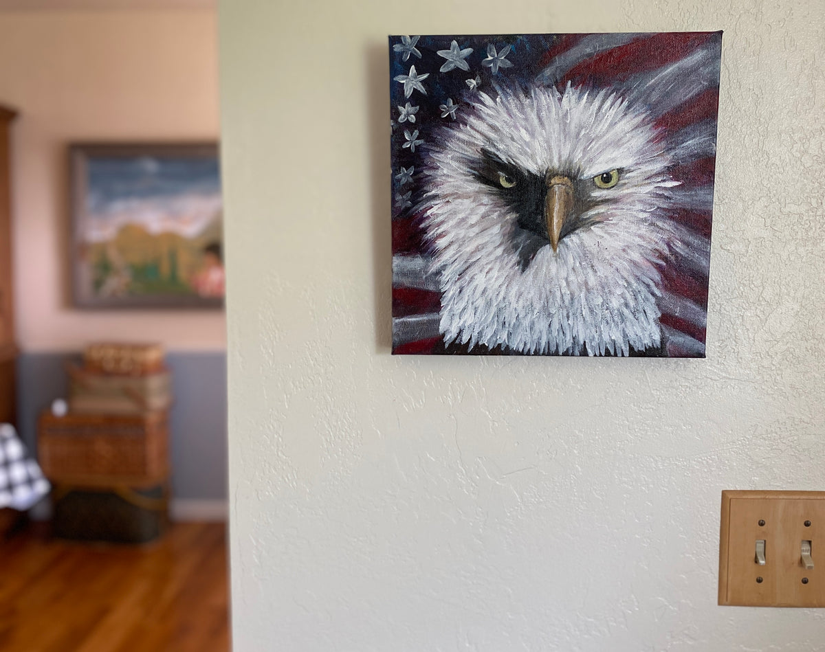 Eagle #3 - 12 x 12 x 1 1/2"