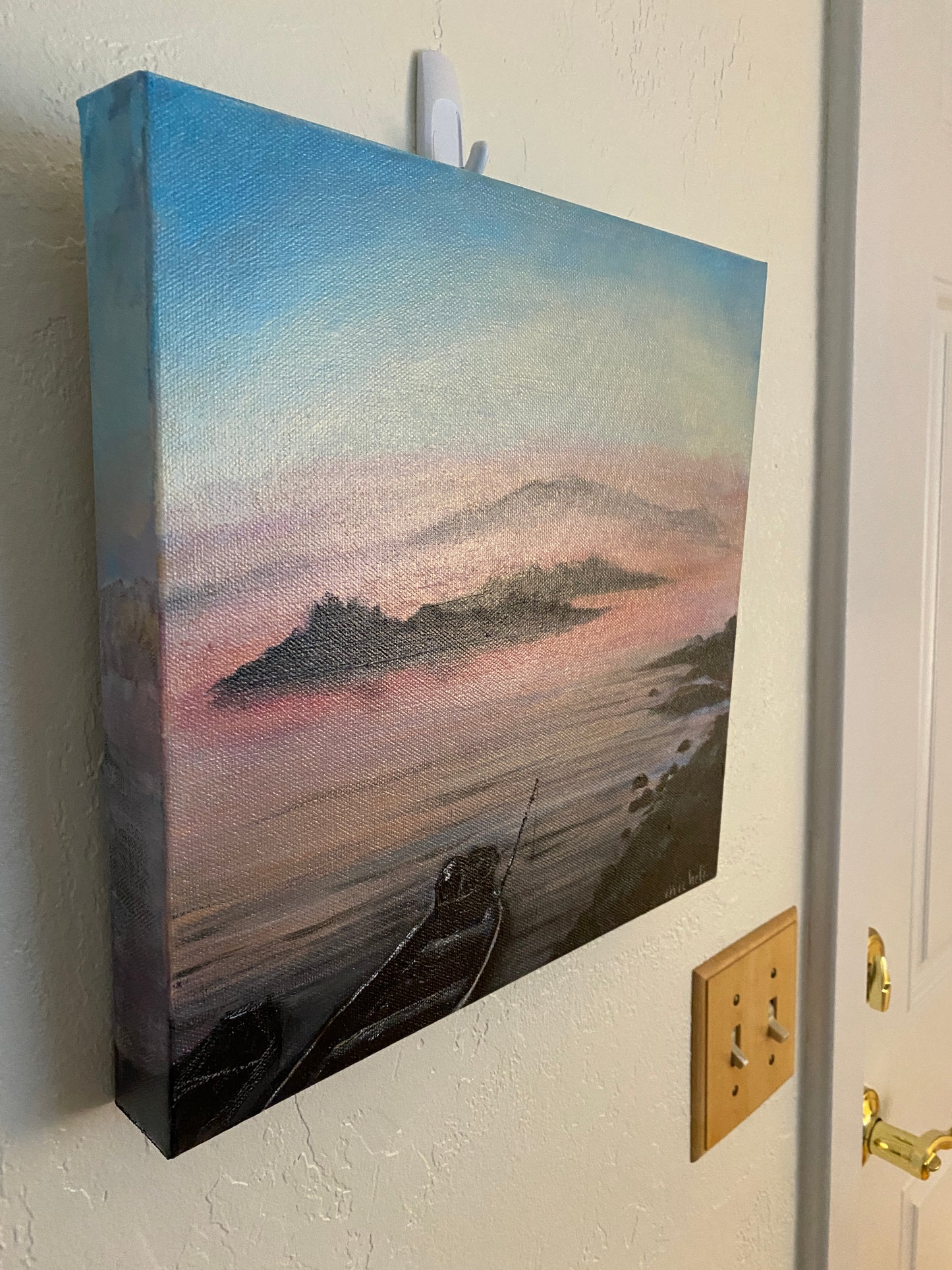 Foggy Morning in the Boundary Waters - 12" x 12" x 1 1/2" Canvas