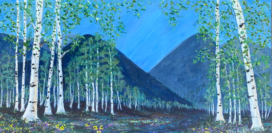 Aspens in Springtime 15 x 30