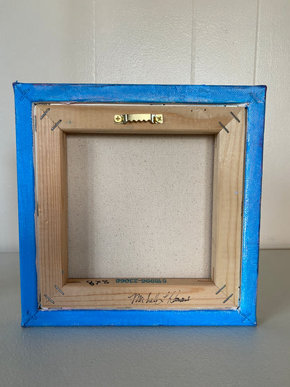 Roo A - Rooster #4 - 8" x 8" x 1 1/2" Canvas