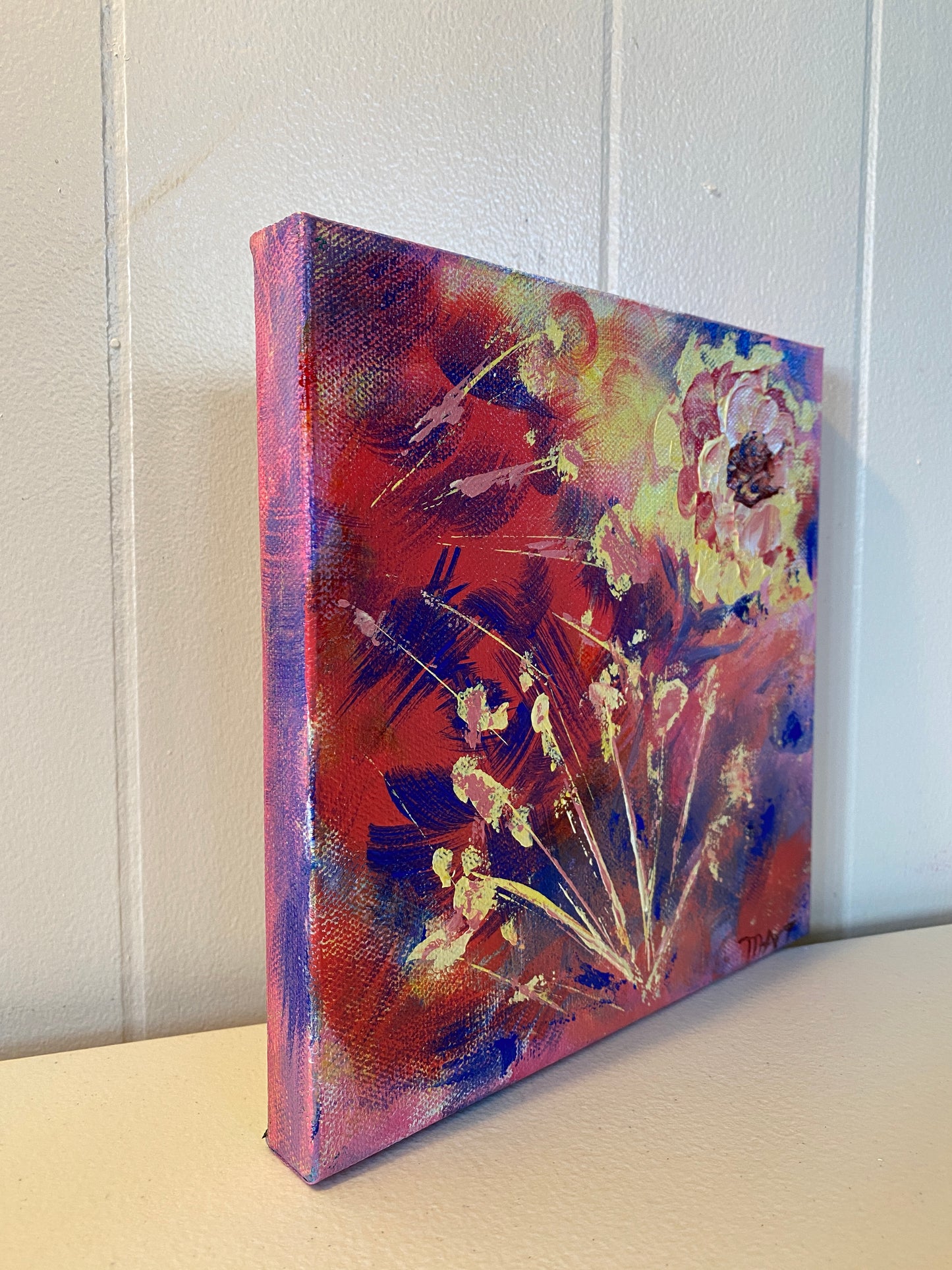 Happy Yellow Rose - 8 x 8