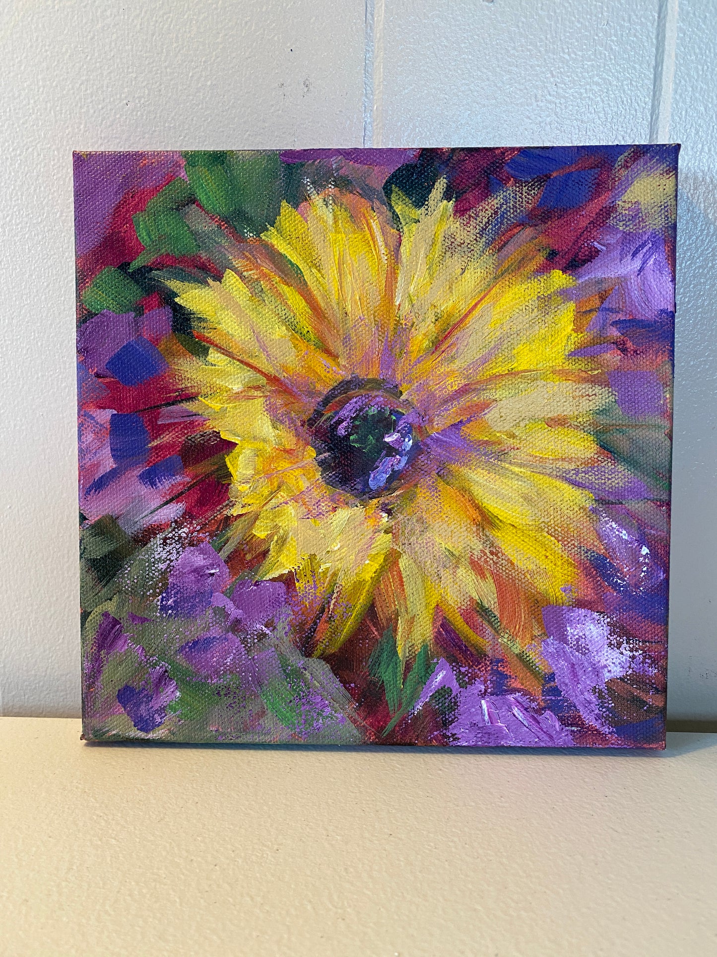 Happy Suflower - 8x8x7/8