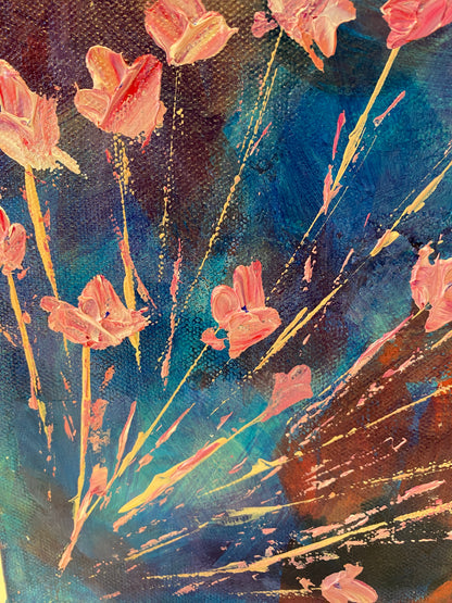 Happy Pinks - Acrylic - 8 x 8