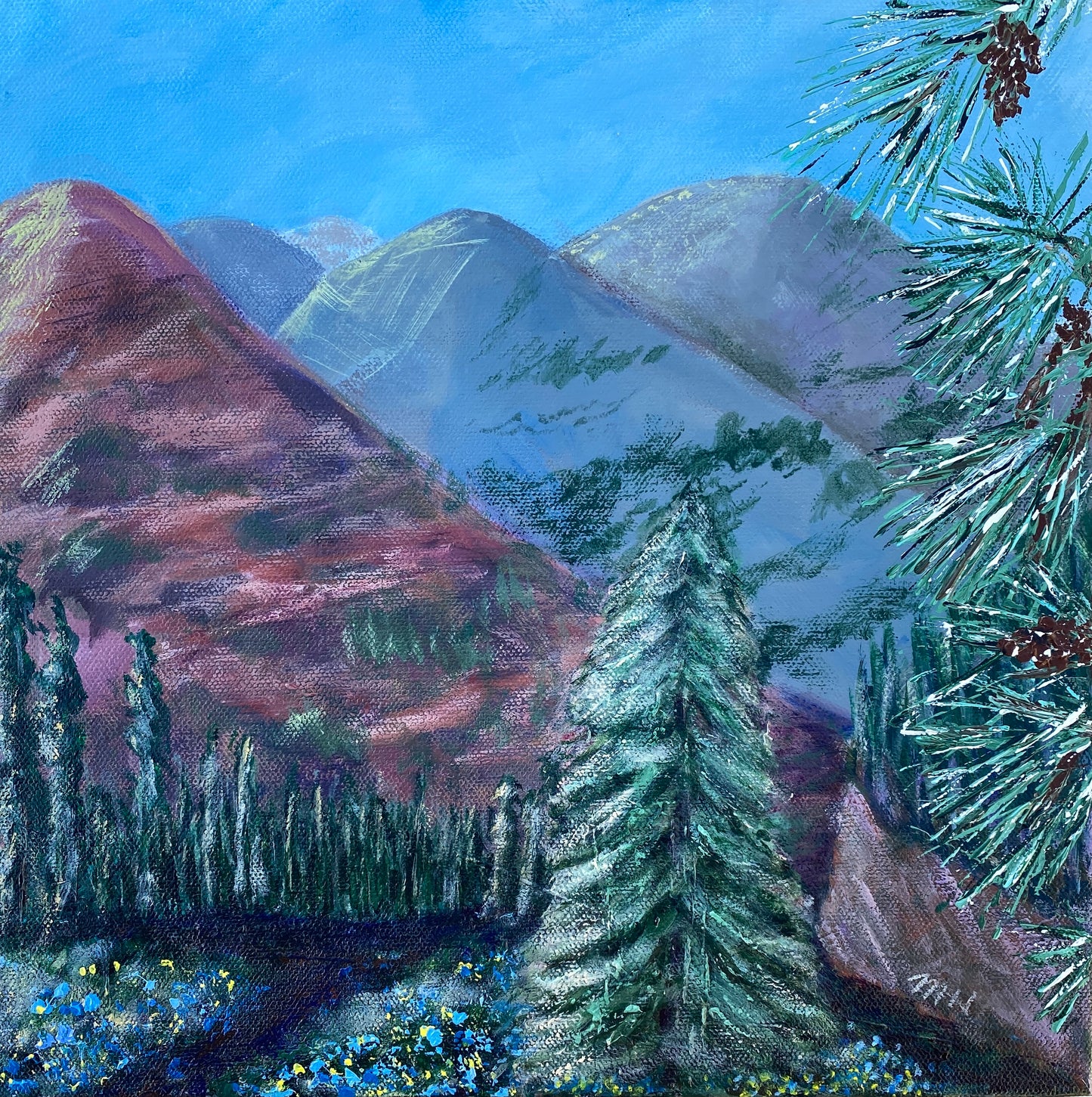 Lone Pine - 12 x 12