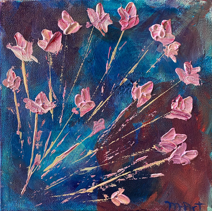 Happy Pinks - Acrylic - 8 x 8
