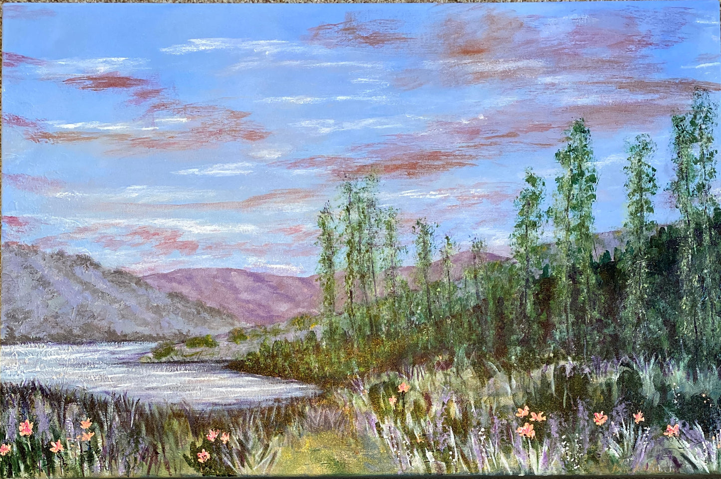 Peaceful Spring - 20" x 30" x 1 1/2" - Canvas