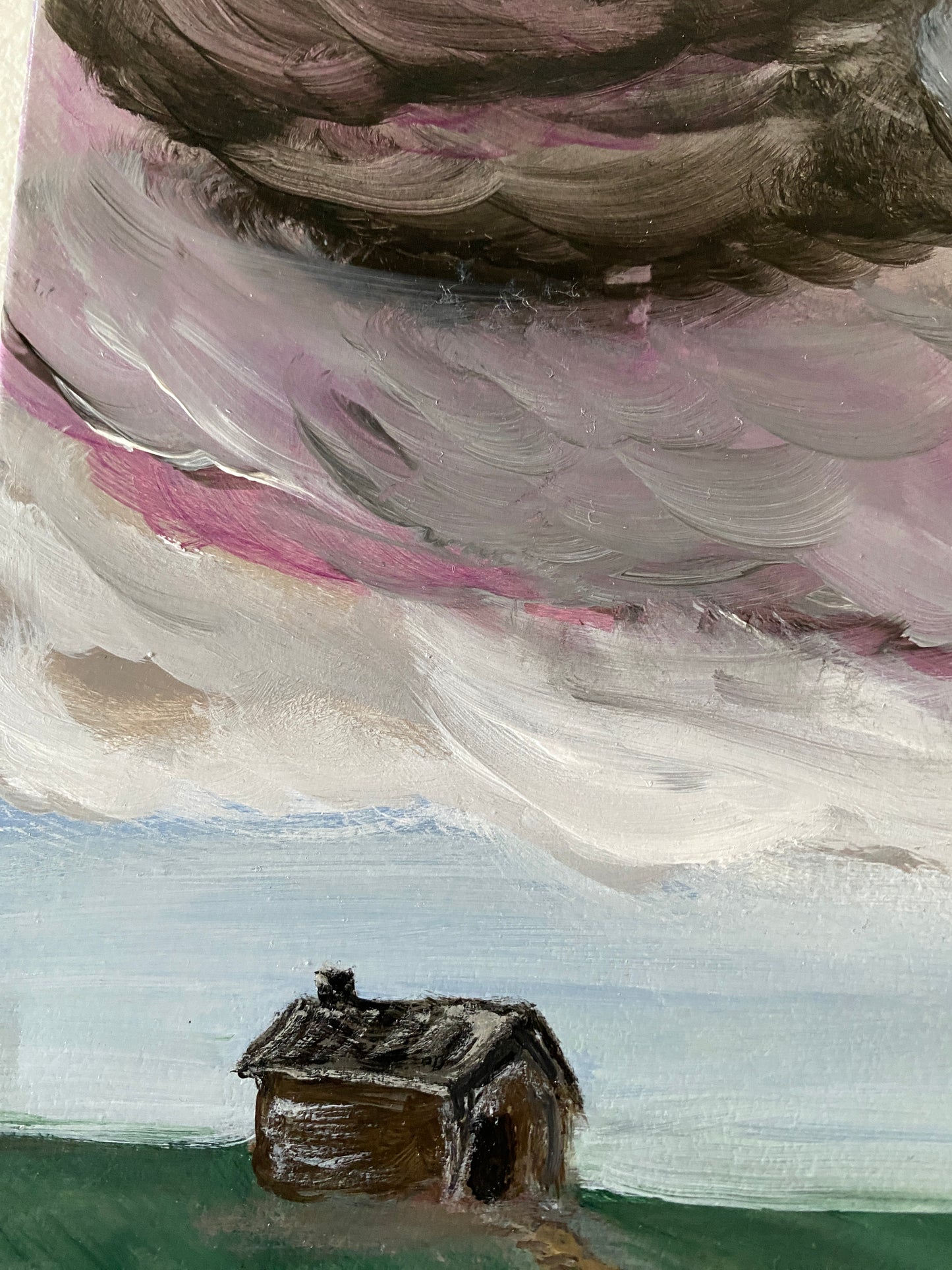 Prairie Storm - Acrylic on steel - 8 x 10