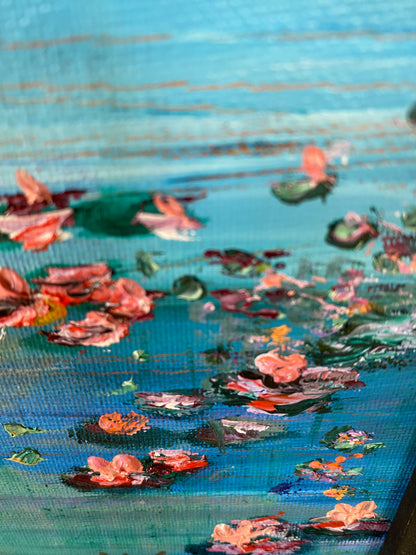 Water Lilies - Mini Oil - 4 1/2" x 5 1/2"