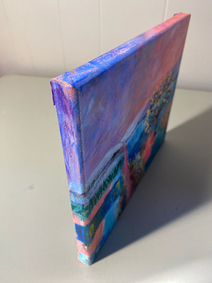 Lone Tree #3 - Oil on canvas - 8 x 10