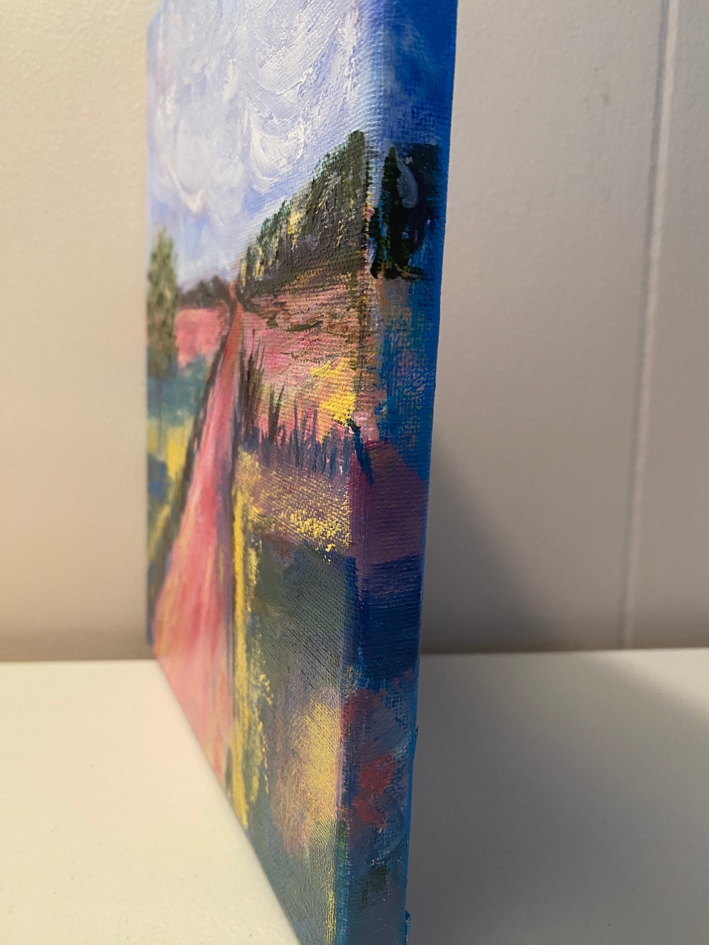 Lone Tree #2 - Oil on canvas - 8 x 10