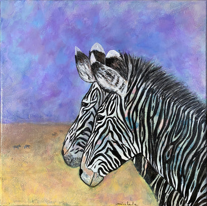 Twins? - 14" x 14" x 5/8" Canvas
