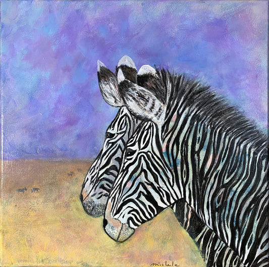 Twins? - 14" x 14" x 5/8" Canvas